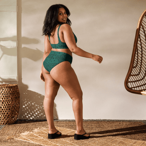 Poison Paisley High Waisted Sport Bikini Bottom - Goth Cloth Co.1555137_12042