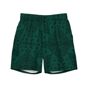 Poison Paisley Men's Lined Swim Trunks - Goth Cloth Co.2778517_14636