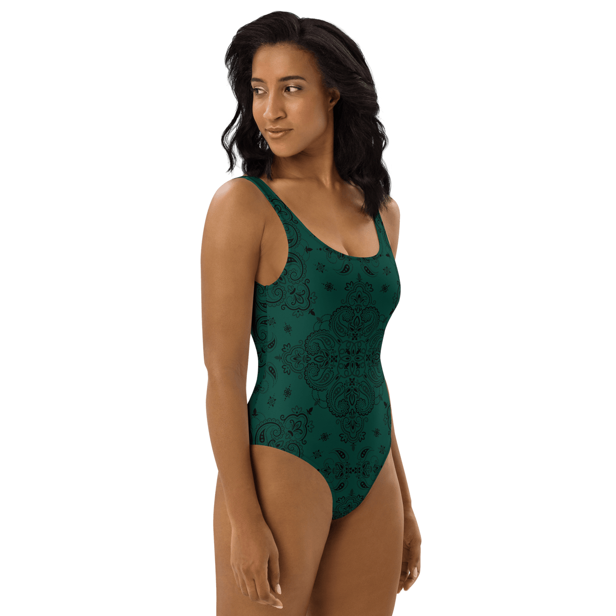 Poison Paisley One - Piece Swimsuit - Goth Cloth Co.7167441_9014