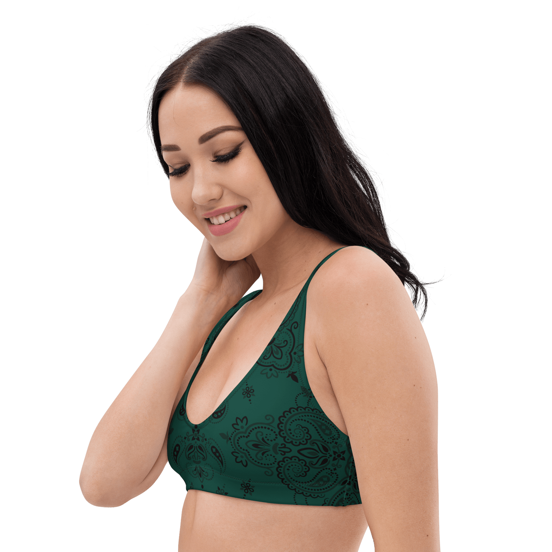 Poison Paisley Sport Bikini Top - Goth Cloth Co.3930328_12035