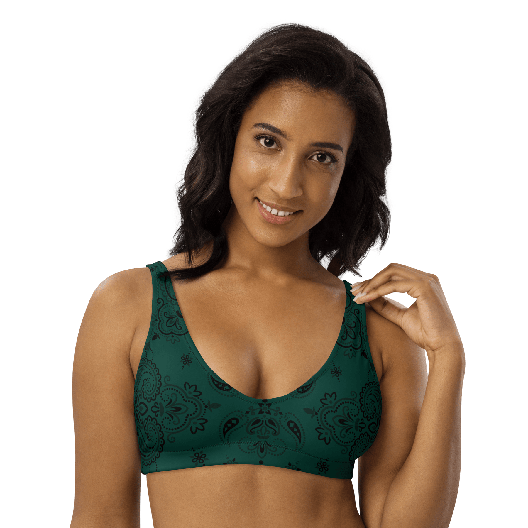 Poison Paisley Sport Bikini Top - Goth Cloth Co.3930328_12035