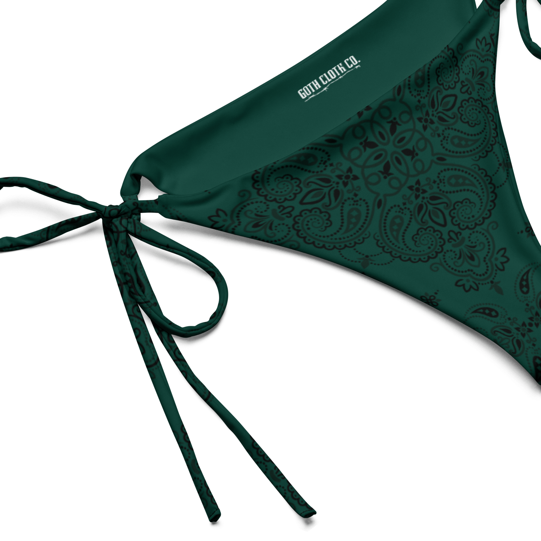 Poison Paisley String Bikini Bottom - Goth Cloth Co.4338671_16575