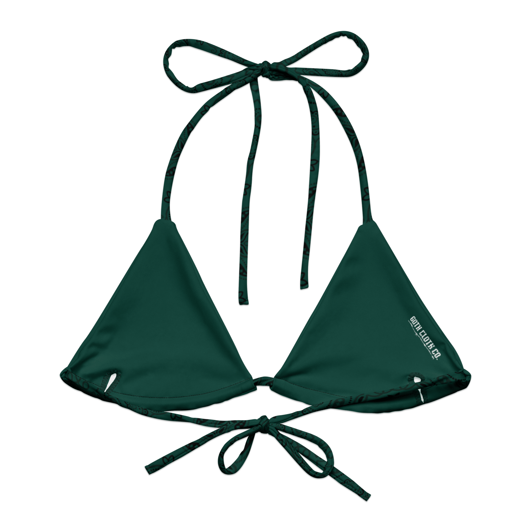 Poison Paisley String Bikini Top - Goth Cloth Co.9673923_16564