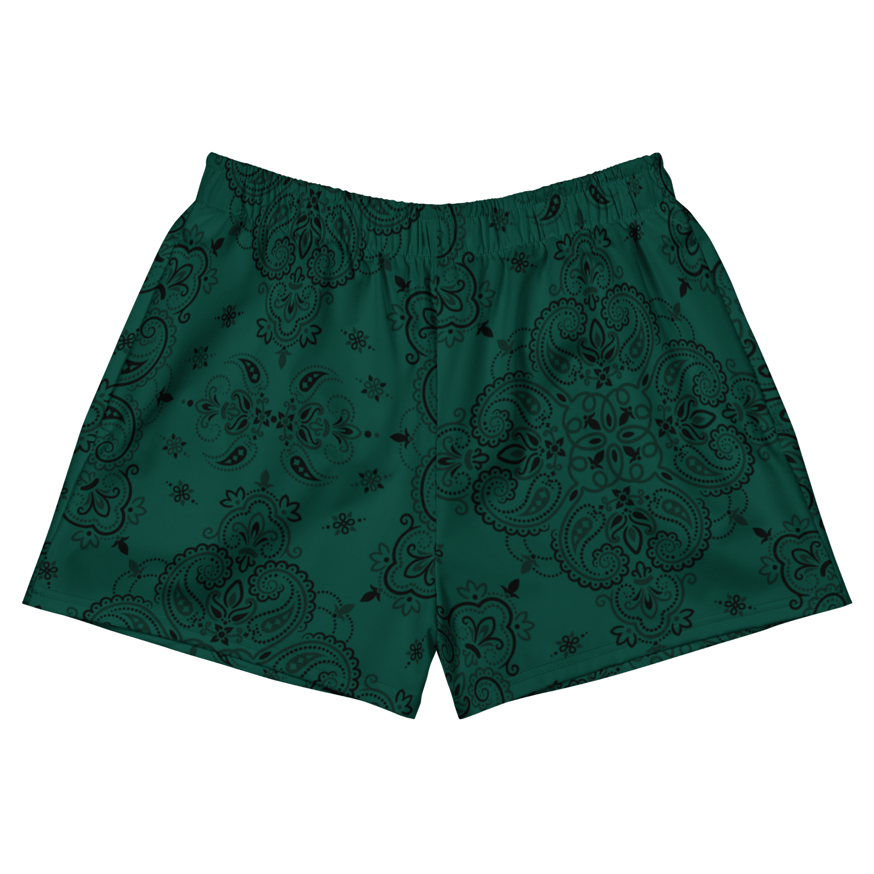 Poison Paisley Unisex Unlined Swim Trunks - Goth Cloth Co.1649288_9804