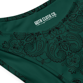 Poison Paisley V - Cut Bikini Bottom - Goth Cloth Co.8503545_22693