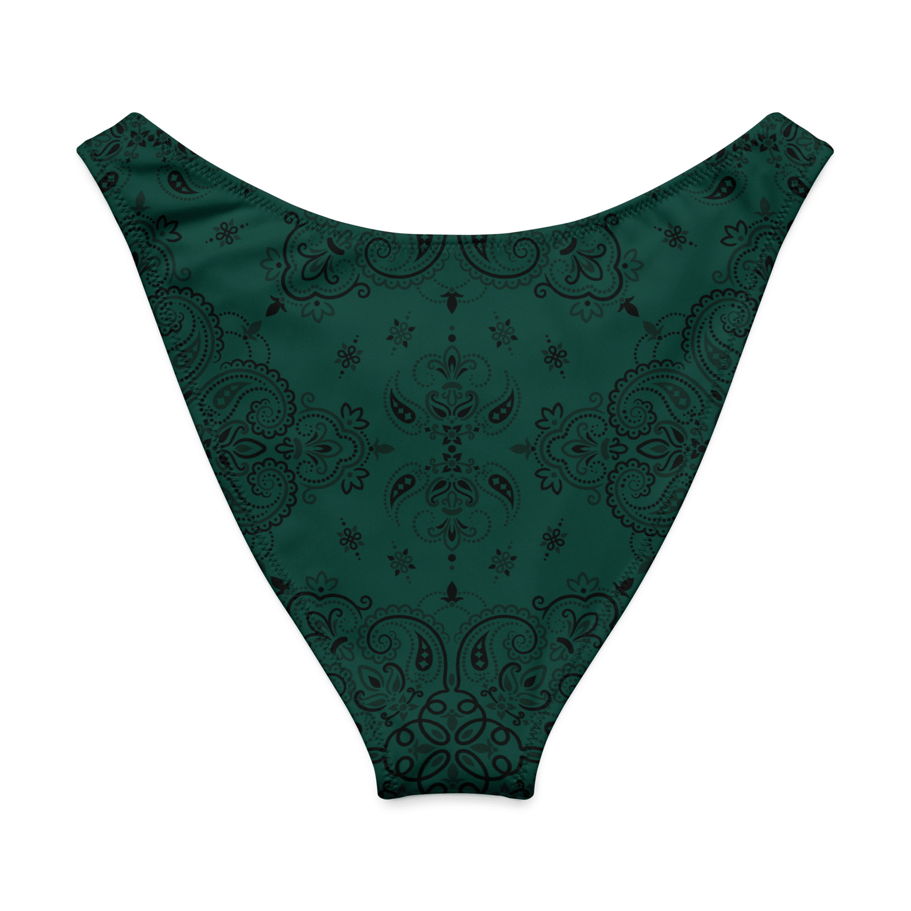 Poison Paisley V - Cut Bikini Bottom - Goth Cloth Co.8503545_22693