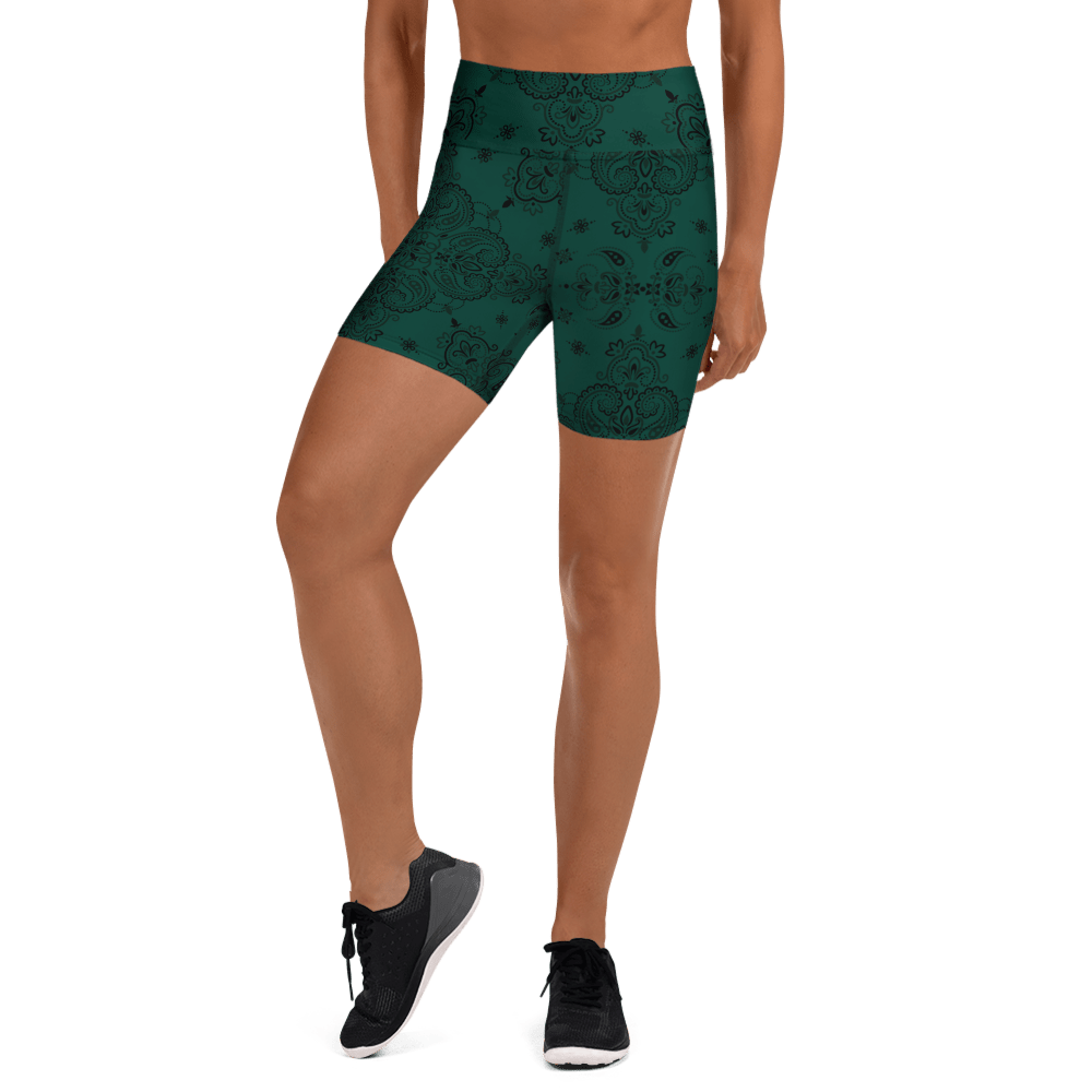 Poison Pasley Yoga Shorts - Goth Cloth Co.5591356_9079