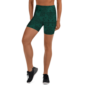 Poison Pasley Yoga Shorts - Goth Cloth Co.5591356_9079