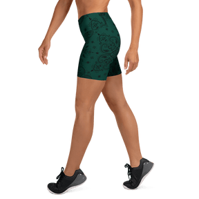 Poison Pasley Yoga Shorts - Goth Cloth Co.5591356_9079