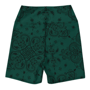 Poison Pasley Yoga Shorts - Goth Cloth Co.5591356_9079