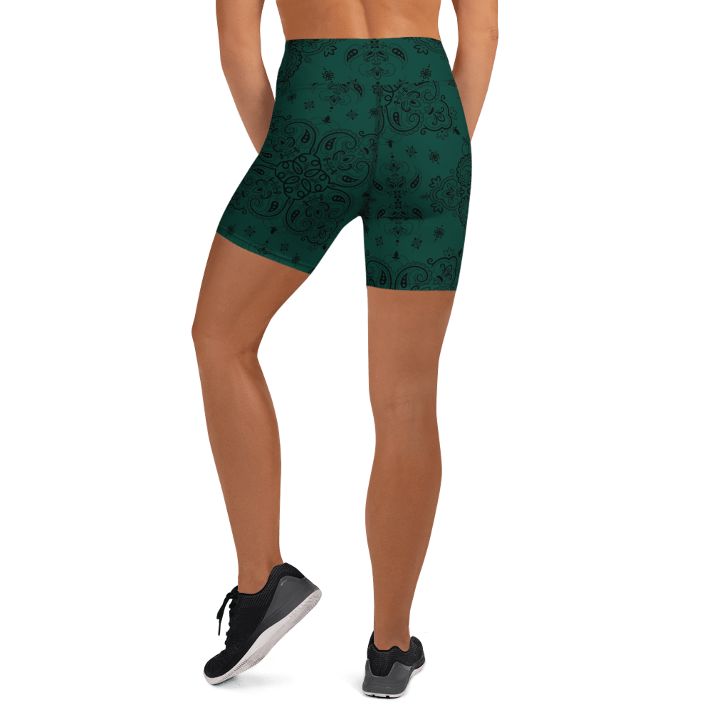 Poison Pasley Yoga Shorts - Goth Cloth Co.5591356_9079