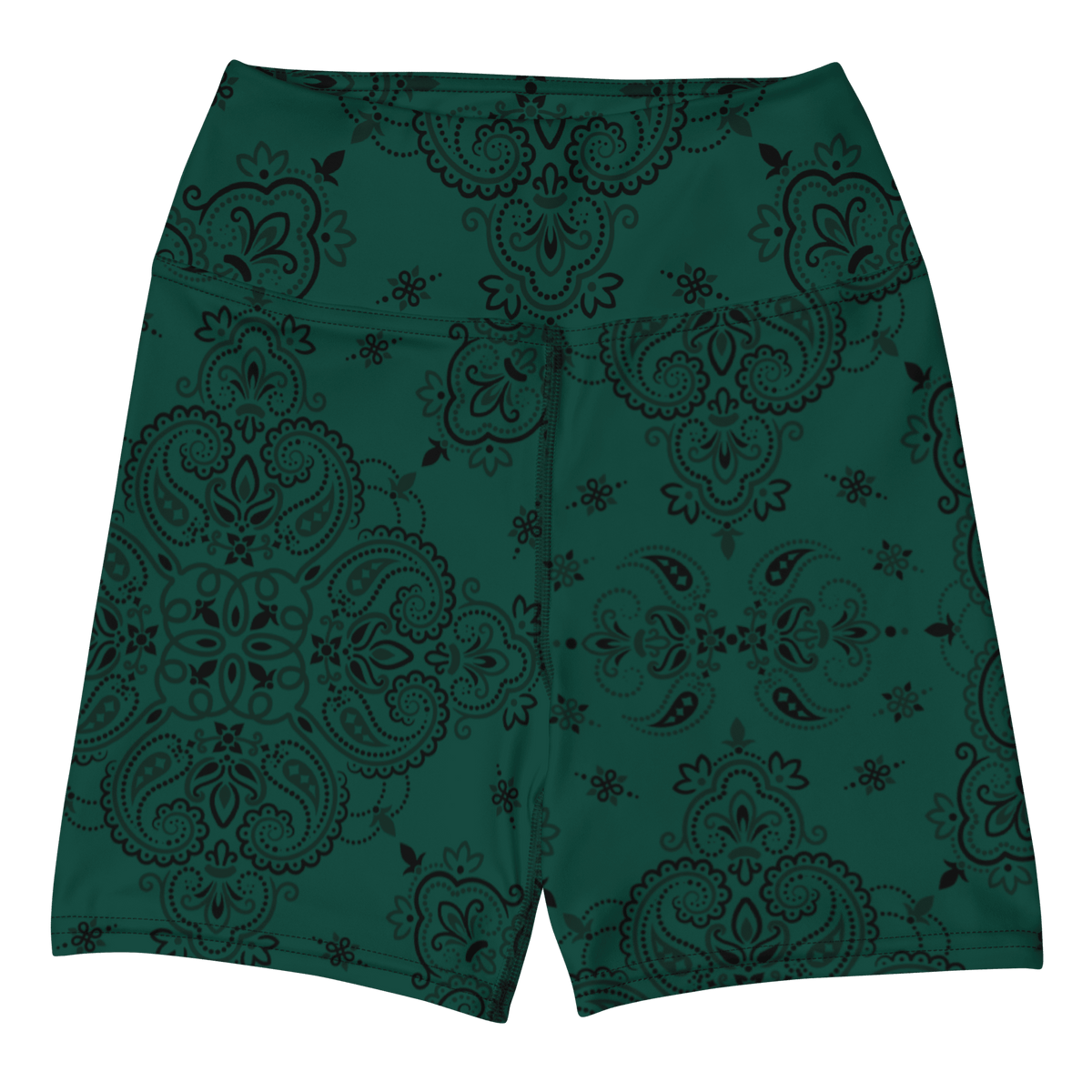 Poison Pasley Yoga Shorts - Goth Cloth Co.5591356_9079