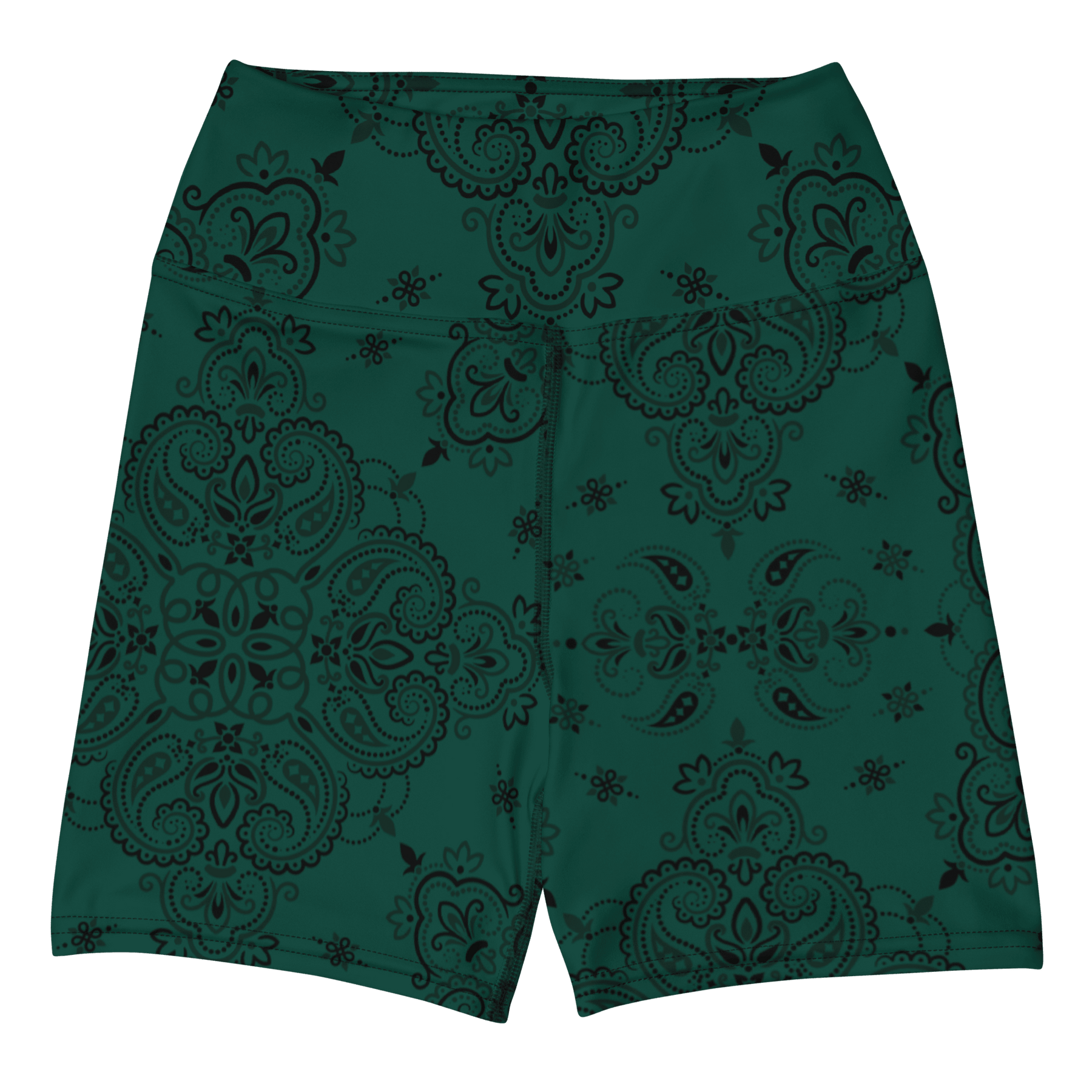 Poison Pasley Yoga Shorts - Goth Cloth Co.5591356_9079