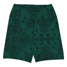 Poison Pasley Yoga Shorts - Goth Cloth Co.5591356_9079