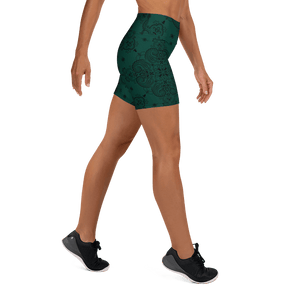 Poison Pasley Yoga Shorts - Goth Cloth Co.5591356_9079
