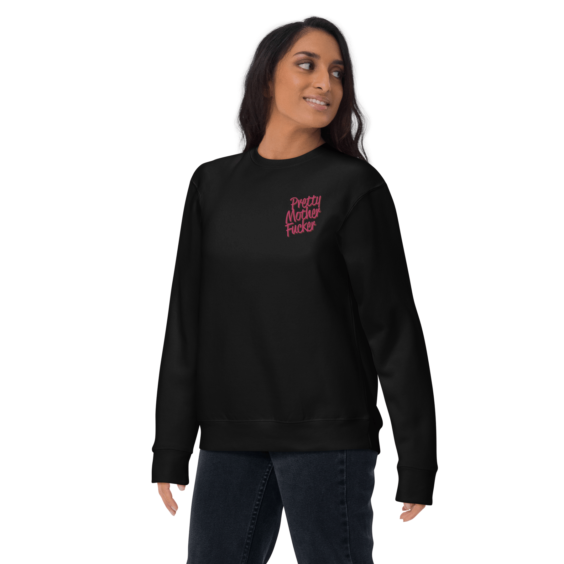 Pretty Mother Fucker Embroidered Unisex Sweatshirt - Goth Cloth Co.2010756_11254