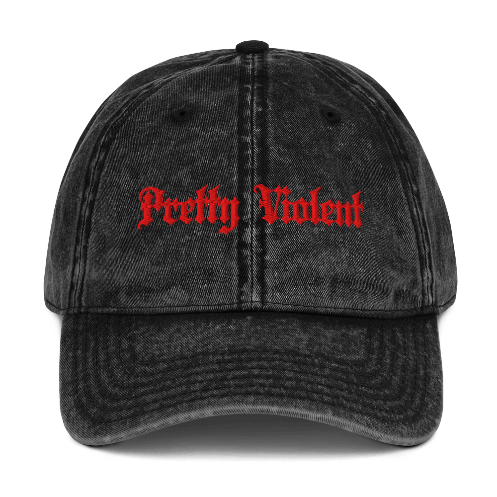 Pretty Violent Acid Wash Dad Cap - Goth Cloth Co.1515948_9791