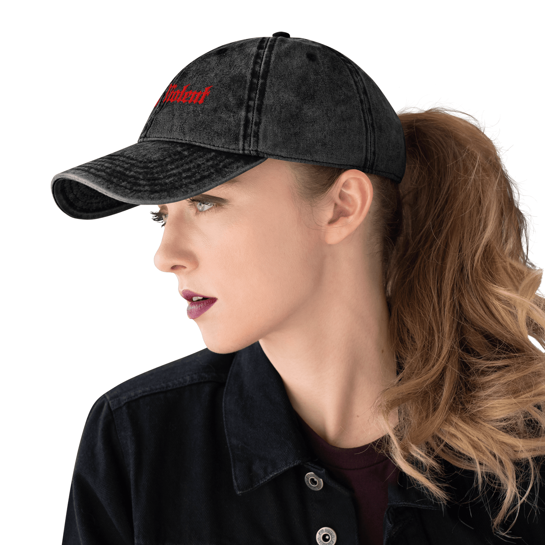 Pretty Violent Acid Wash Dad Cap - Goth Cloth Co.6394043_16749