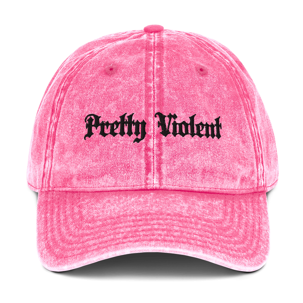 Pretty Violent Acid Wash Dad Cap - Goth Cloth Co.6394043_16749
