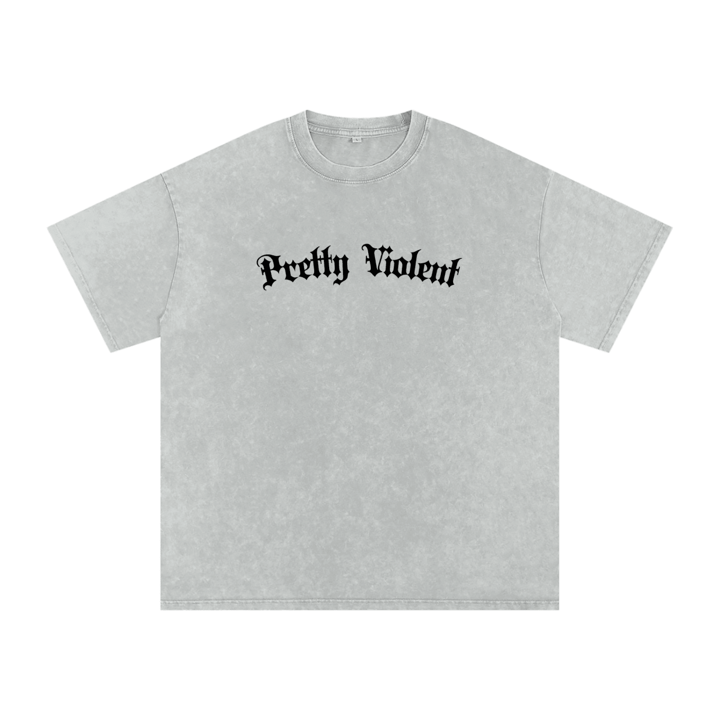 Pretty Violent Acid Wash Oversized Tee - Goth Cloth Co.260730PODPQ1141001