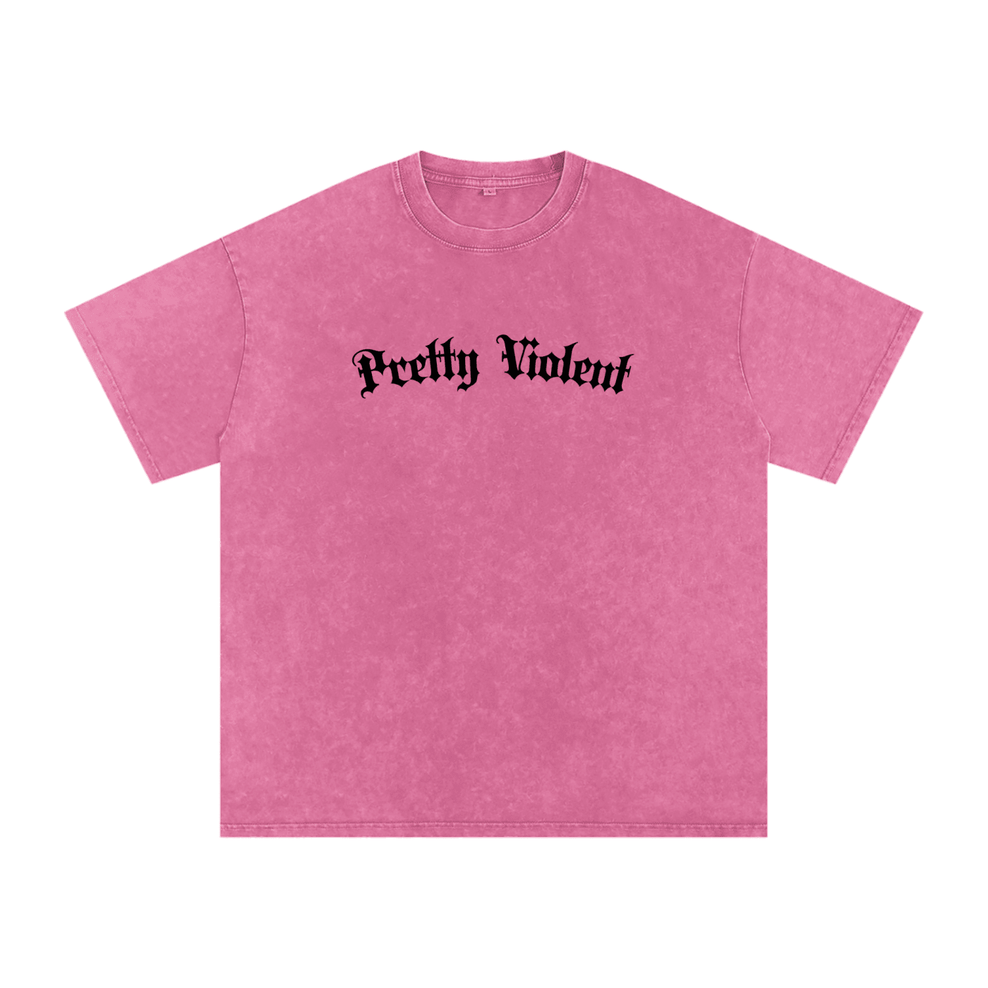 Pretty Violent Acid Wash Oversized Tee - Goth Cloth Co.260730PODPQ1141013