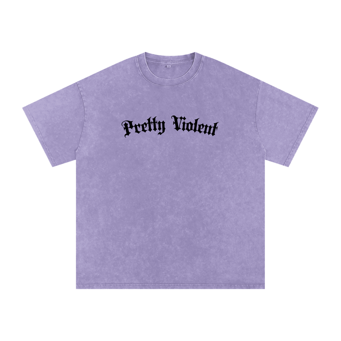 Pretty Violent Acid Wash Oversized Tee - Goth Cloth Co.260730PODPQ1141019