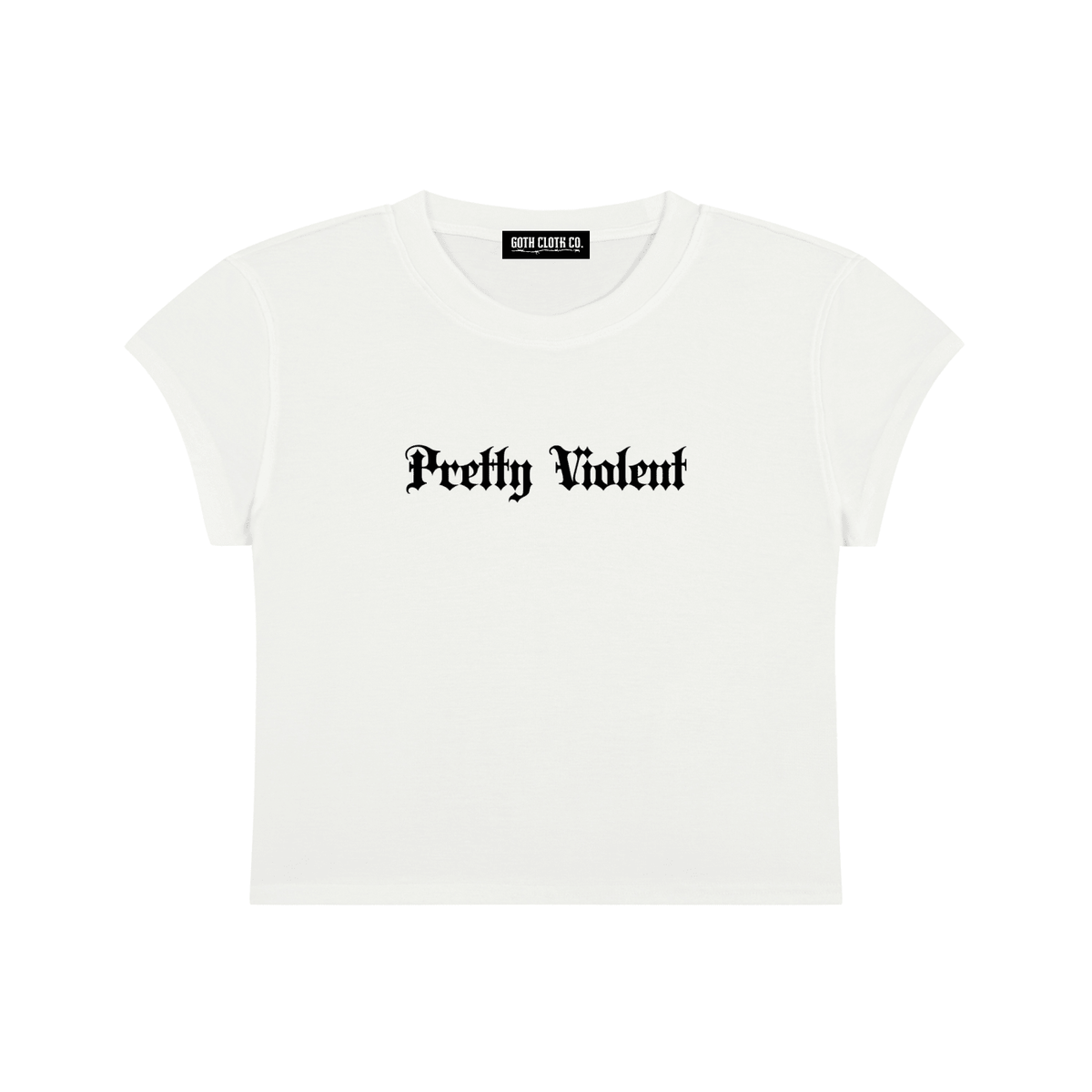 Pretty Violent Baby Tee - Goth Cloth Co.gymwear260730PODAA1056001