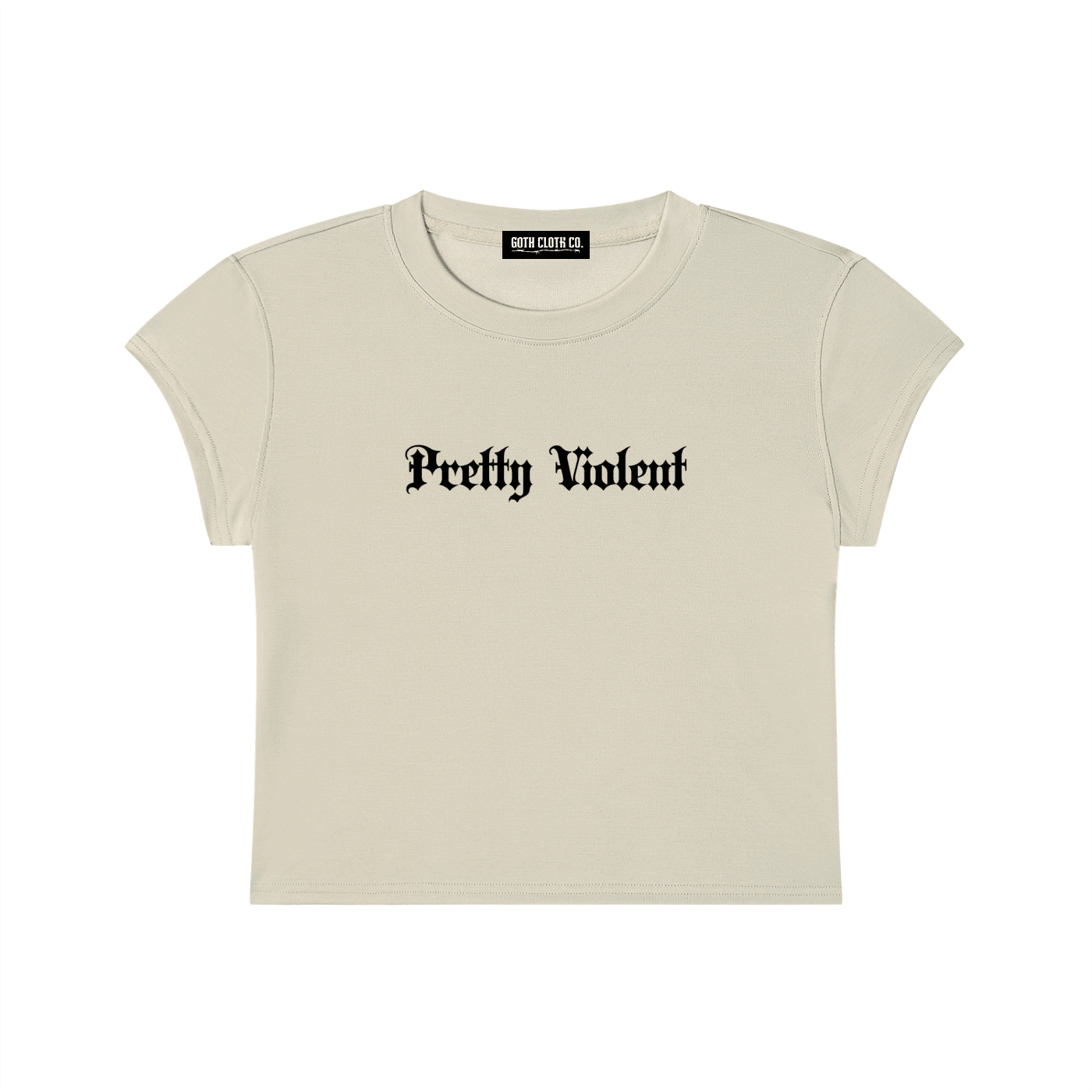 Pretty Violent Baby Tee - Goth Cloth Co.gymwear260730PODAA1056006