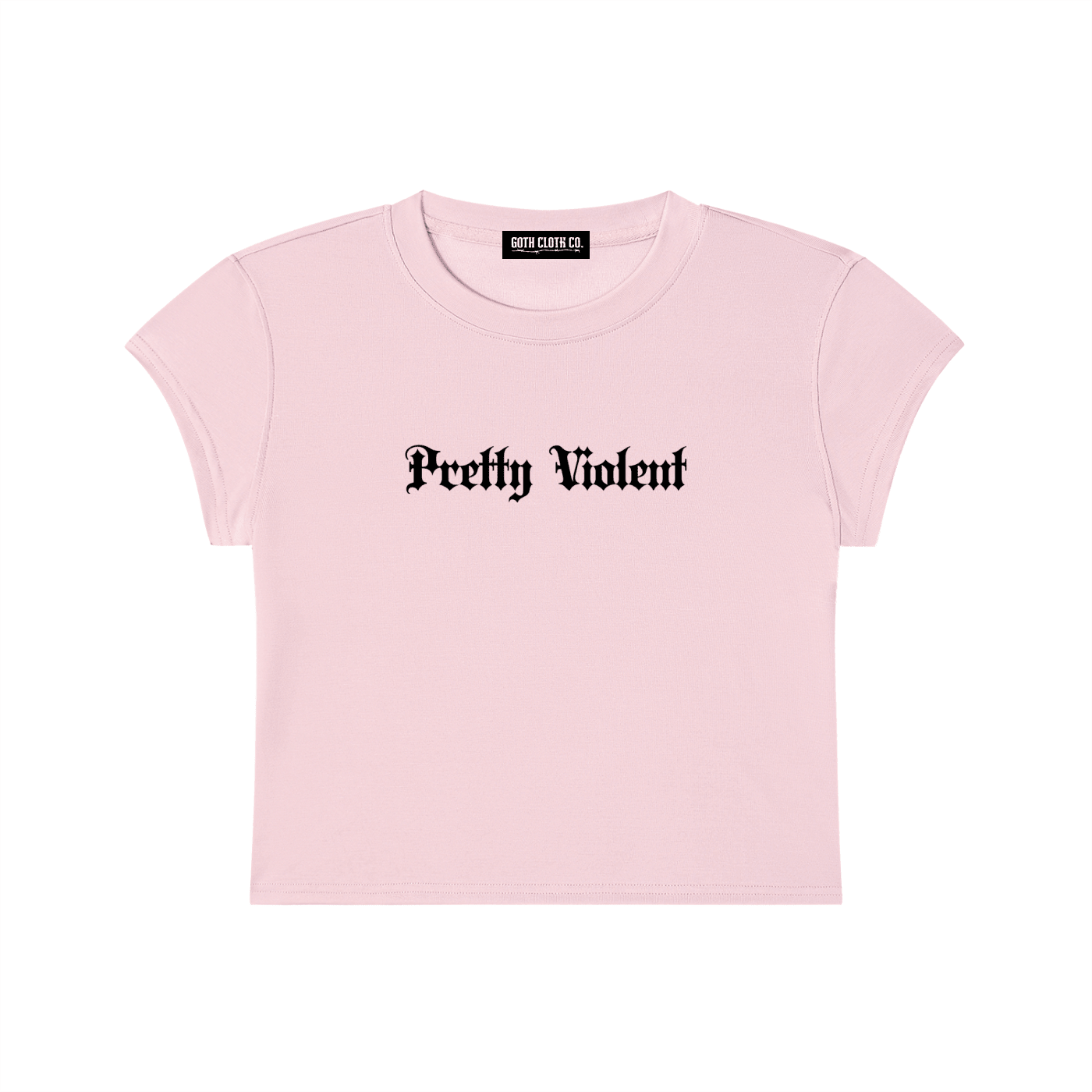 Pretty Violent Baby Tee - Goth Cloth Co.gymwear260730PODAA1056011