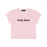 Pretty Violent Baby Tee - Goth Cloth Co.gymwear260730PODAA1056011
