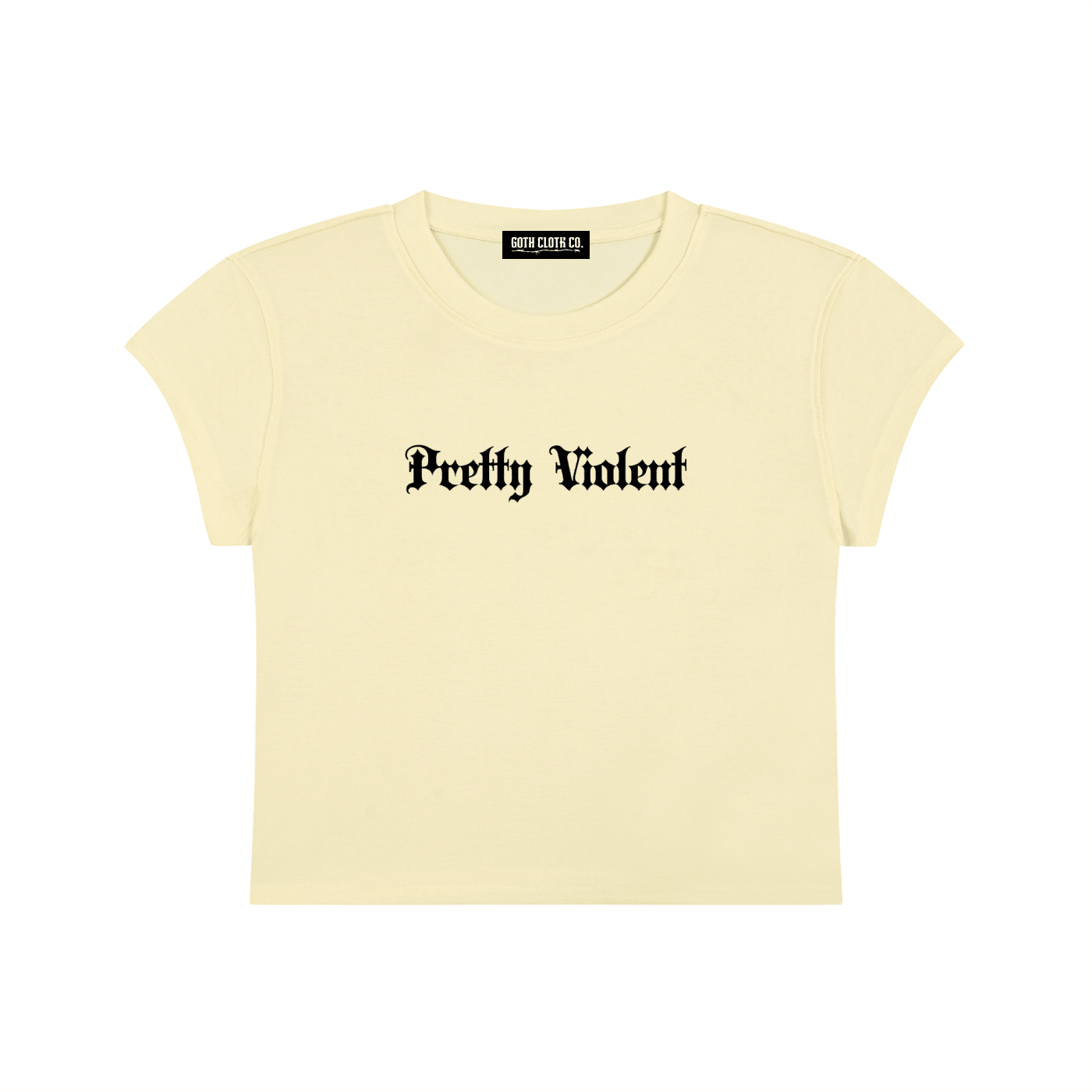 Pretty Violent Baby Tee - Goth Cloth Co.gymwear260730PODAA1056016