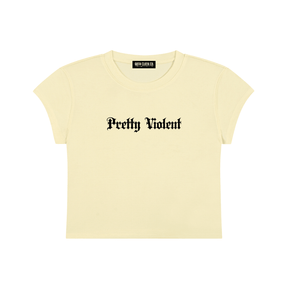 Pretty Violent Baby Tee - Goth Cloth Co.gymwear260730PODAA1056016