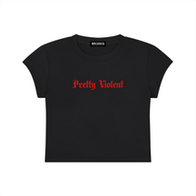 Pretty Violent Baby Tee - Goth Cloth Co.gymwear260730PODAA1057001