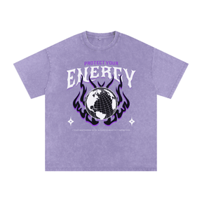 Protect Your Energy Acid Washed Oversized Tee - Goth Cloth Co.260108PODPQ0699007
