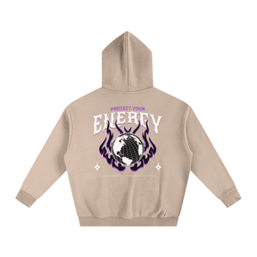 Protect Your Energy Oversize Fleeced Hoodie - Goth Cloth Co.251219PODRB0467006