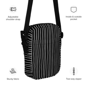 Pumpkin King Pinstripes Crossbody Bag - Goth Cloth Co.3827900_19256