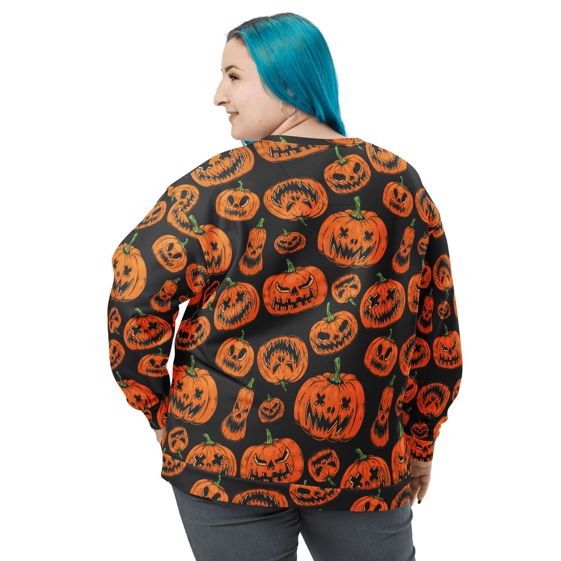 Pumpkin Smash Unisex Sweatshirt (READY TO SHIP) - Goth Cloth Co.18226764935593769799