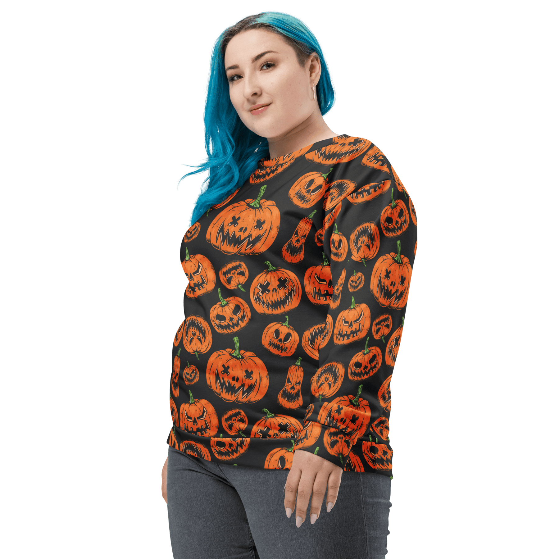 Pumpkin Smash Unisex Sweatshirt (READY TO SHIP) - Goth Cloth Co.18226764935593769799