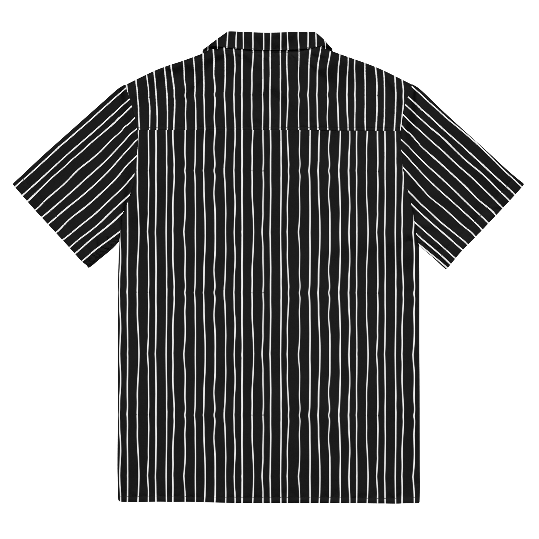 Pumpking Pinestripes Button Up Shirt (READY TO SHIP) - Goth Cloth Co.20923445789992698000