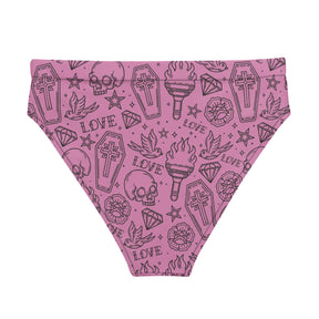 Punk in Pink Sport High-Waisted Bikini - Goth Cloth Co.9102356_12042