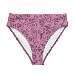 Punk in Pink Sport High-Waisted Bikini - Goth Cloth Co.9102356_12042