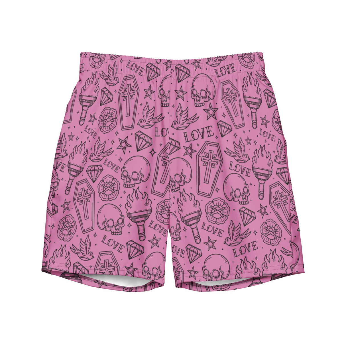 Punk in Pink Swim Trunks - Goth Cloth Co.4425325_14636