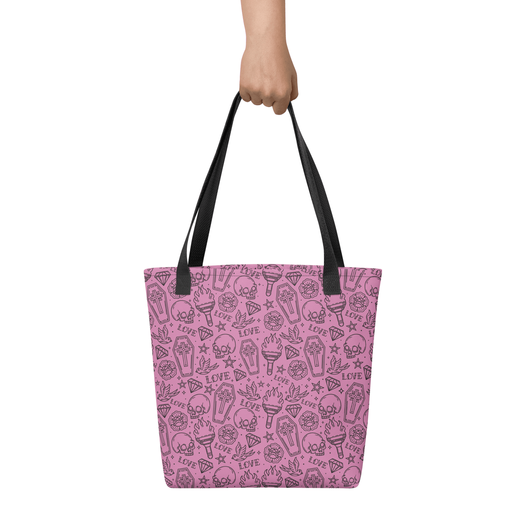 Punk in Pink Tote Bag - Goth Cloth Co.7618942_4533