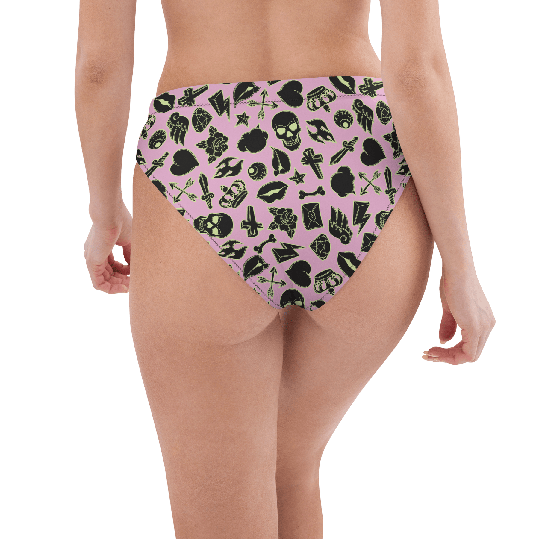 Punk Princess Sport High-Waisted Bikini Bottom - Goth Cloth Co.6095002_12042