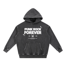 Punk Rock Forever Acid Wash Hoodie - Goth Cloth Co.251218PODRB1522001
