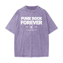 Punk Rock Forever Heavyweight Snow Washed T-Shirt - Goth Cloth Co.260108PODPQ0714007