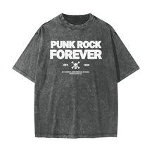 Punk Rock Forever Heavyweight Snow Washed T-Shirt - Goth Cloth Co.260108PODPQ0714013