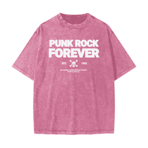 Punk Rock Forever Heavyweight Snow Washed T-Shirt - Goth Cloth Co.260108PODPQ0714019