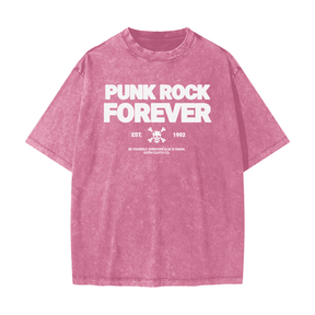 Punk Rock Forever Heavyweight Snow Washed T-Shirt - Goth Cloth Co.260108PODPQ0714019