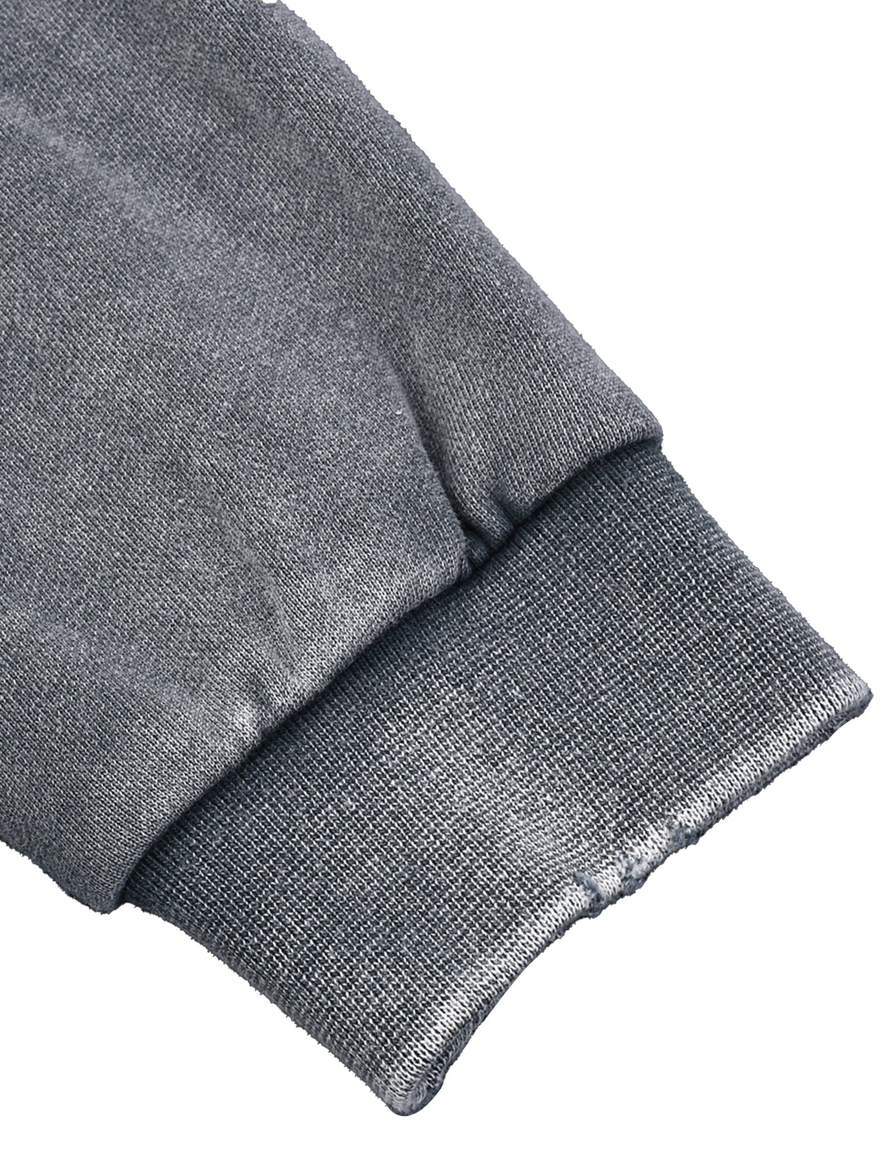 Punk Rock Forever Snow Washed Raw Edge Cropped Sweatshirt - Goth Cloth Co.251218PODBE1543013